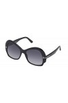 Tom Ford Lunettes de Soleil ZELDA FT 0874 Shiny Black/Grey Shaded 56/18/140 femme