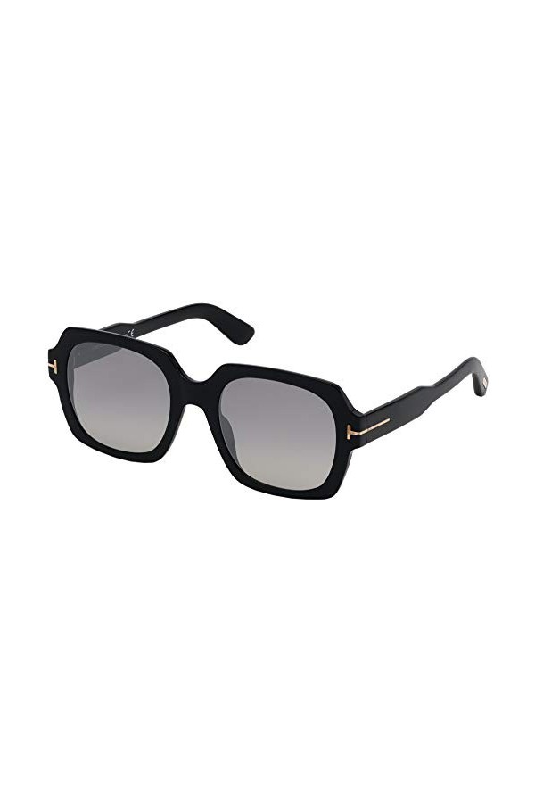 Tom Ford Lunettes de Soleil AUTUMN FT 0660 Shiny Black/Grey 53/21/140 femme