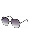 Tom Ford Lunettes de Soleil FONDA-02 FT 0912 Black/Grey Shaded 60/15/140 femme