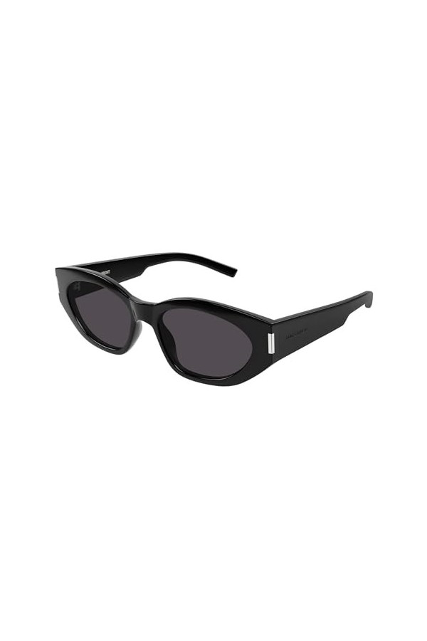 Saint Laurent SL638-001-57 - Lunettes de soleil féminines - Shiny Solid Black, schwarz.