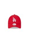 New Era Casquette MLB Los Angeles Dodgers League Essential 9Forty Rouge pour Femme