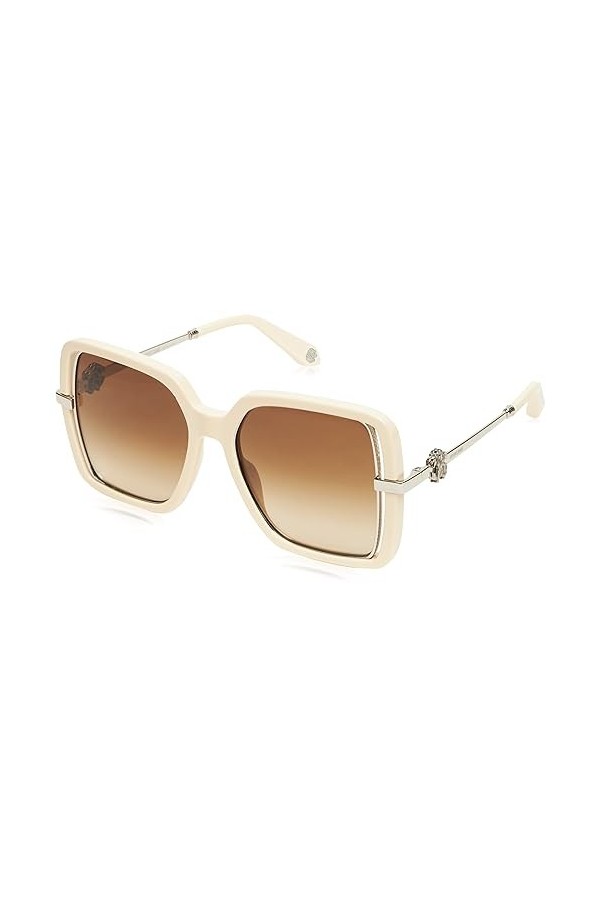 Just Cavalli GAFAS DE Sol Roberto Cavalli Lunettes de Soleil, Gris Brillant, 55/17/140 Femme