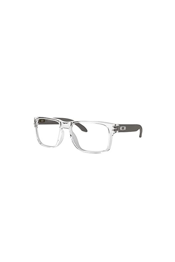 OAKLEY 0OX8156 Lunettes de soleil, Gris Polished Clear , 56 Homme