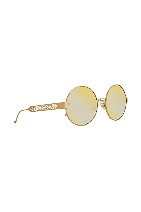 Elie Saab Lunettes de Soleil ES 063/S Gold/Grey Gold 56/19/140 femme