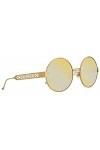 Elie Saab Lunettes de Soleil ES 063/S Gold/Grey Gold 56/19/140 femme