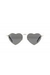 Saint Laurent Lunettes de Soleil SL 301 LOULOU Silver/Grey 52/17/145 unisexe