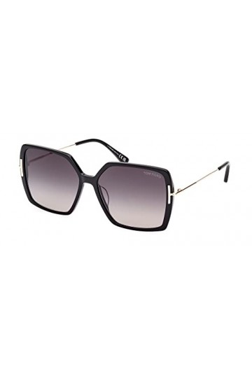 Tom Ford Lunettes de Soleil JOANNA FT 1039 Shiny Black/Dark Grey Shaded 59/15/140 femme