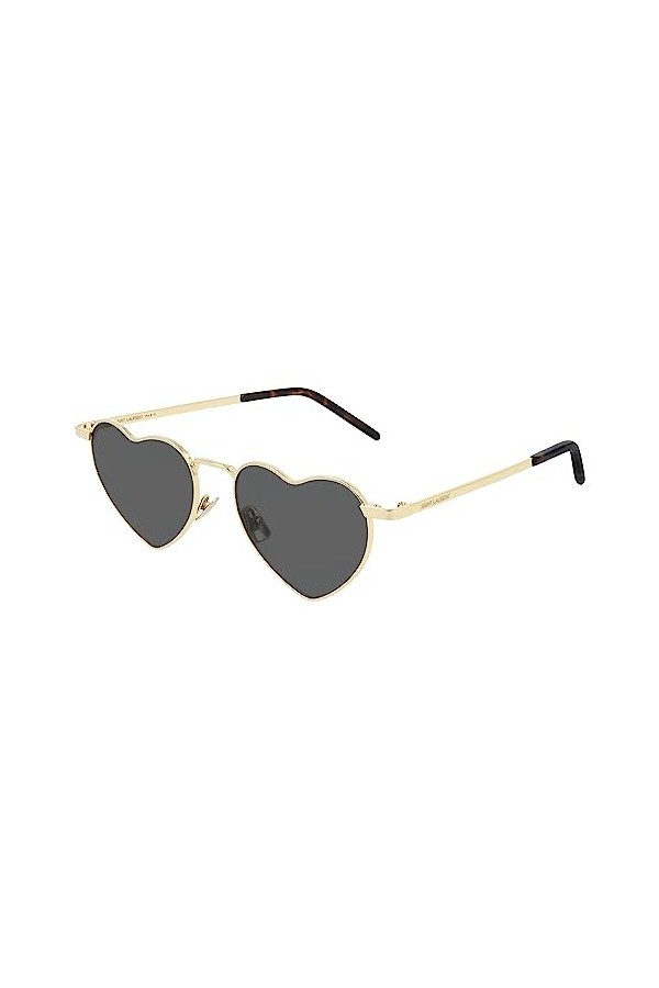 Saint Laurent Lunettes de Soleil SL 301 LOULOU Gold/Grey 52/17/145 unisexe