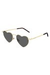 Saint Laurent Lunettes de Soleil SL 301 LOULOU Gold/Grey 52/17/145 unisexe