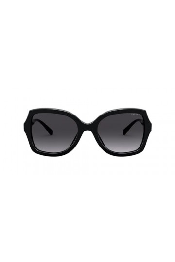 COACH Lunettes de Soleil HC 8295 Black/Grey Shaded 56/21/140 femme