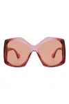 Gucci Lunettes de Soleil GG0875S Burgundy Shaded/Orange 62/16/120 femme