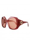 Gucci Lunettes de Soleil GG0875S Burgundy Shaded/Orange 62/16/120 femme
