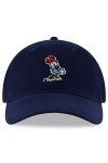Disney Womens Minnie Mouse Baseball Cap, Snap-Back Dad Hat, Navy, One Size
