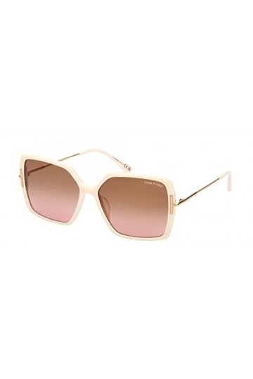 Tom Ford Lunettes de Soleil JOANNA FT 1039 Ivory/Brown Shaded 59/15/140 femme