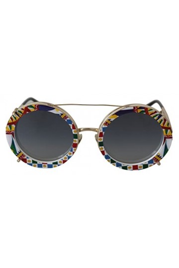 Ray-Ban 0DG2198 Montures de Lunettes, Marron Gold/Barrow White Havana , 63.0 Femme