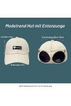 Shengou Casquette daviateur avec lunettes, casquette avec lunettes, unisexe, bonnet trucker New Era, casquette de baseball a
