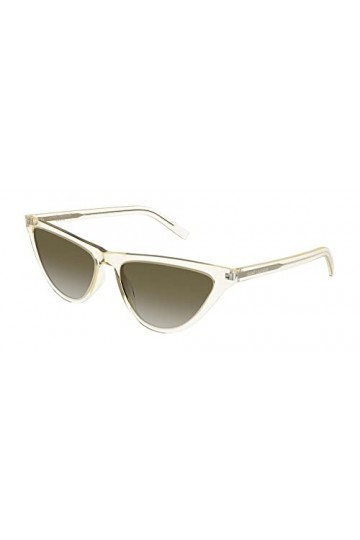 Saint Laurent Lunettes de Soleil SL 550 SLIM Yellow/Brown Shaded 56/16/145 femme