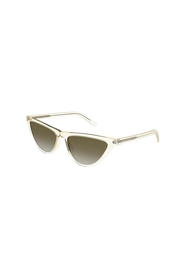 Saint Laurent Lunettes de Soleil SL 550 SLIM Yellow/Brown Shaded 56/16/145 femme