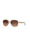Coach Womens Sunglasses HC7064 Gold/Brown Metal - Non-Polarized - 56mm