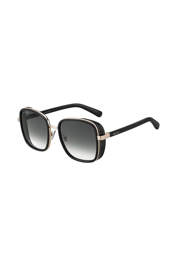 Jimmy Choo ELVA/S 9O 2M2 54 Montures de Lunettes, Noir Black Gold/Brown , Femme