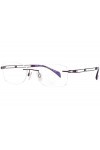 CHARMANT 2069 Lunettes de Soleil, Purple, 51 Femme