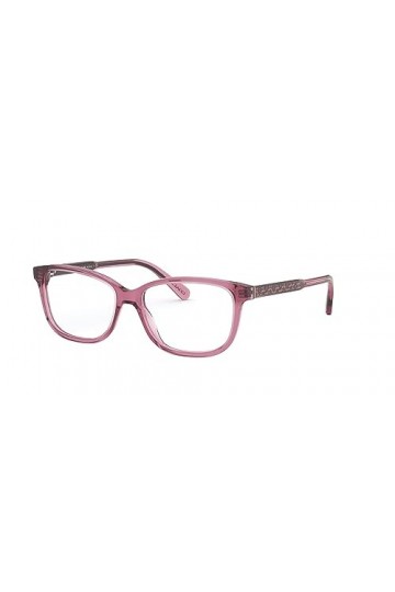 Coach HC6143-5569-52 Coach Womens HC6143-5569-52 Fashion 52mm Transparent Mauve Opticals