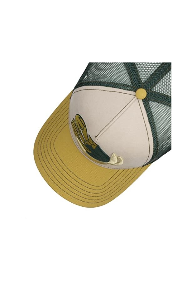 STETSON Casquette Planty S x The Feebles Femme/Homme - Trucker de Baseball Mesh Snapback, avec visière Printemps-été - Taille