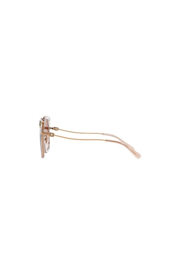 Coach Lunettes de Soleil HC 7101B Rose Gold Crystal/Pink Shaded 53/23/140 femme