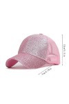 Eterspr Casquette de Baseball avec, Casquette de Baseball pour Filles, Ajustable Légère Anti-Soleil Chapeau, pour Les Femmes 