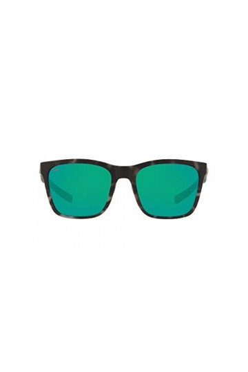 Costa Del Mar Panga Lunettes de soleil Gris Mat Tortue 580P Vert Miroir Plastique