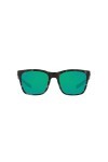 Costa Del Mar Panga Lunettes de soleil Gris Mat Tortue 580P Vert Miroir Plastique