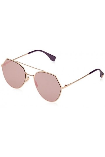 Fendi FF 0194/S AP DDB 55 Montures de Lunettes, Or Gold Copper/Grymlt Rsegld AR , Femme