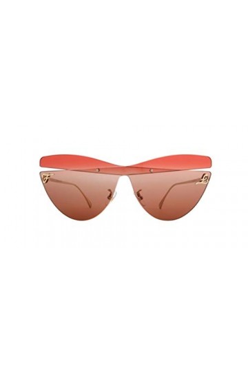 Lunettes de Soleil Fendi KARLIGRAPHY FF 0400/S GOLD/RED BROWN 99/1/145 femme