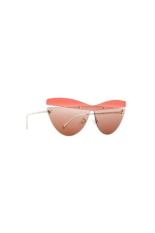 Lunettes de Soleil Fendi KARLIGRAPHY FF 0400/S GOLD/RED BROWN 99/1/145 femme