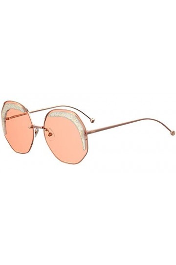 FENDI Lunettes de Soleil GLASS FF 0358/S ROSE GOLD/PINK 63/19/140 femme
