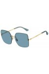 Jimmy Choo Lunettes de Soleil TAVI/S Gold/Blue 60/15/145 femme
