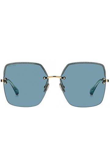 Jimmy Choo Lunettes de Soleil TAVI/S Gold/Blue 60/15/145 femme