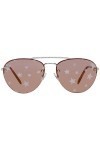 Miu Miu 0MU 54US Lunettes de Soleil, Plateado, 59 Femme