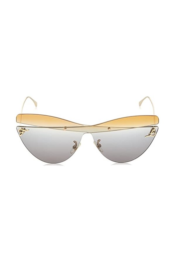 Fendi FF0400/S XYO Grey/Horn FF0400/S Cats Eyes Sunglasses Lens Category 2 Size 60mm