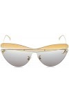 Fendi FF0400/S XYO Grey/Horn FF0400/S Cats Eyes Sunglasses Lens Category 2 Size 60mm