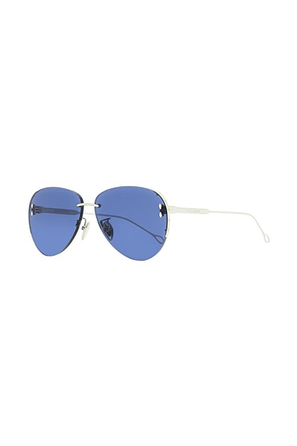 Isabel Marant Im 0056/S Lunettes de Soleil, Argent-Bleu, 62 Femme