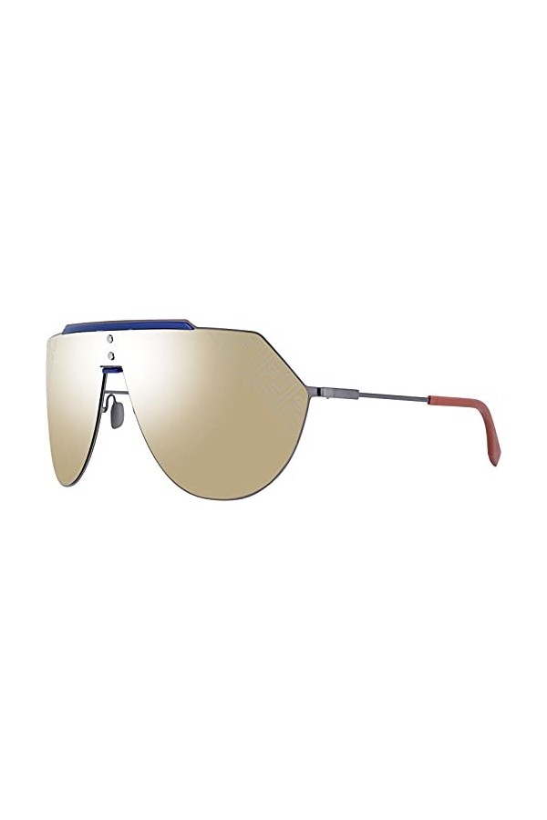 FENDI FF M0075/s Sunglasses, KJ1/JO DK Ruthenium, 99 Unisex