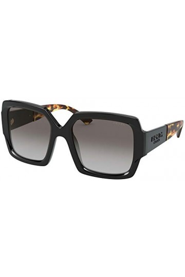 Prada 0PR 21XS Lunettes de Soleil, Black/Light Grey Shaded, 54 Femme