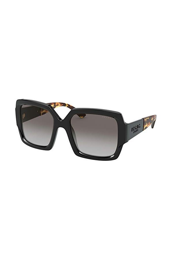 Prada 0PR 21XS Lunettes de Soleil, Black/Light Grey Shaded, 54 Femme