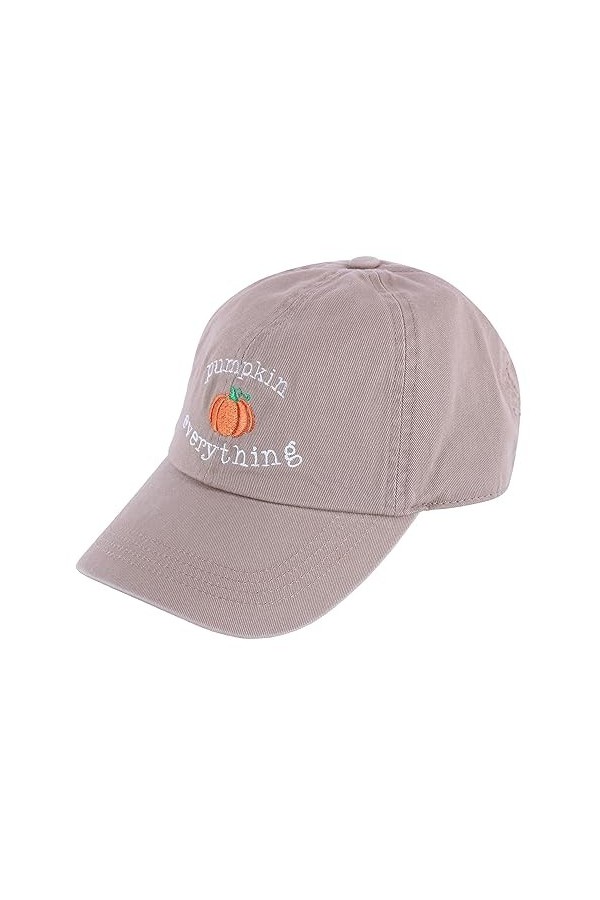David & Young Pumpkin Everything Stone Casquette de baseball pour femme, taupe, Taille unique