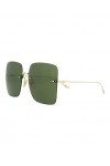 Gucci Lunettes de Soleil GG1147S Gold/Green Chain 62/19/135 femme