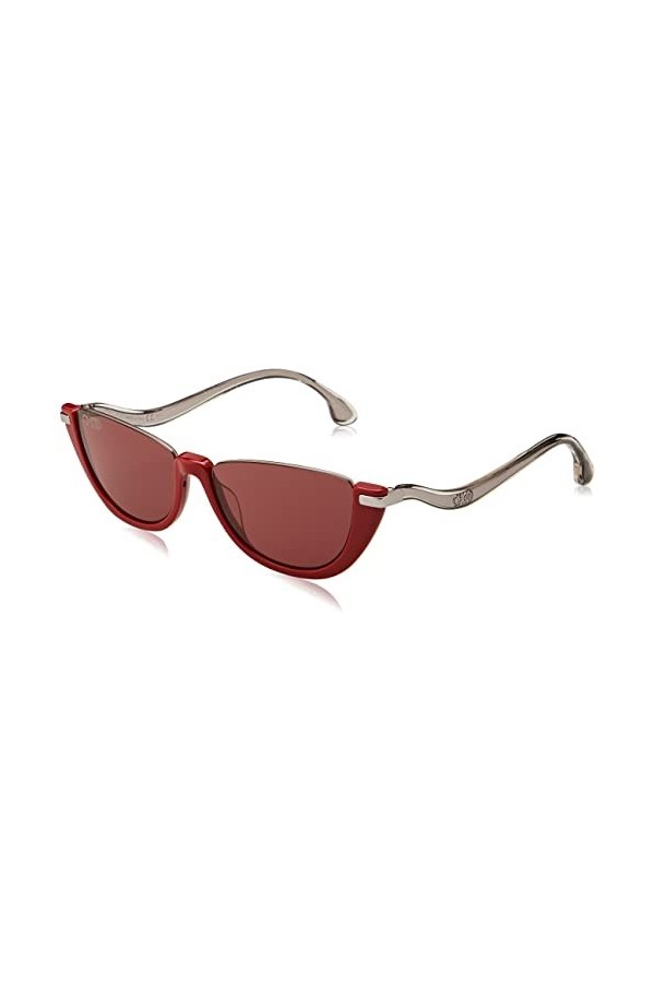 Jimmy Choo Iona/S Lunettes de Soleil, Rouge, 50 Femme