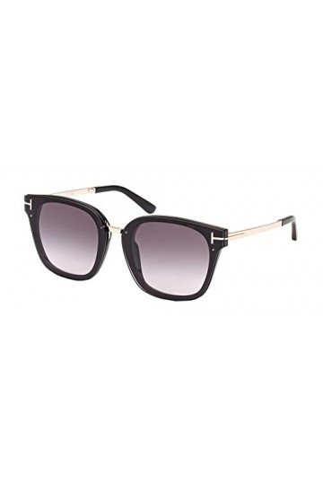 Tom Ford Lunettes de Soleil PHILIPPA-02 FT 1014 Shiny Black/Grey Shaded 68/11/140 femme