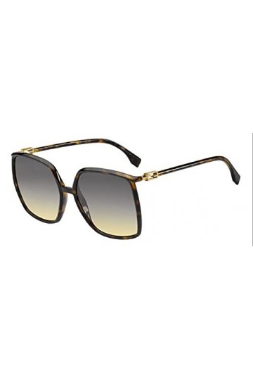 FENDI mixte adulte Lunettes de Soleil FF 0431/G/S, 086/GA, 60