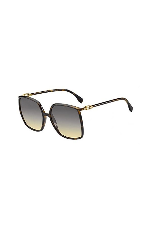 FENDI mixte adulte Lunettes de Soleil FF 0431/G/S, 086/GA, 60
